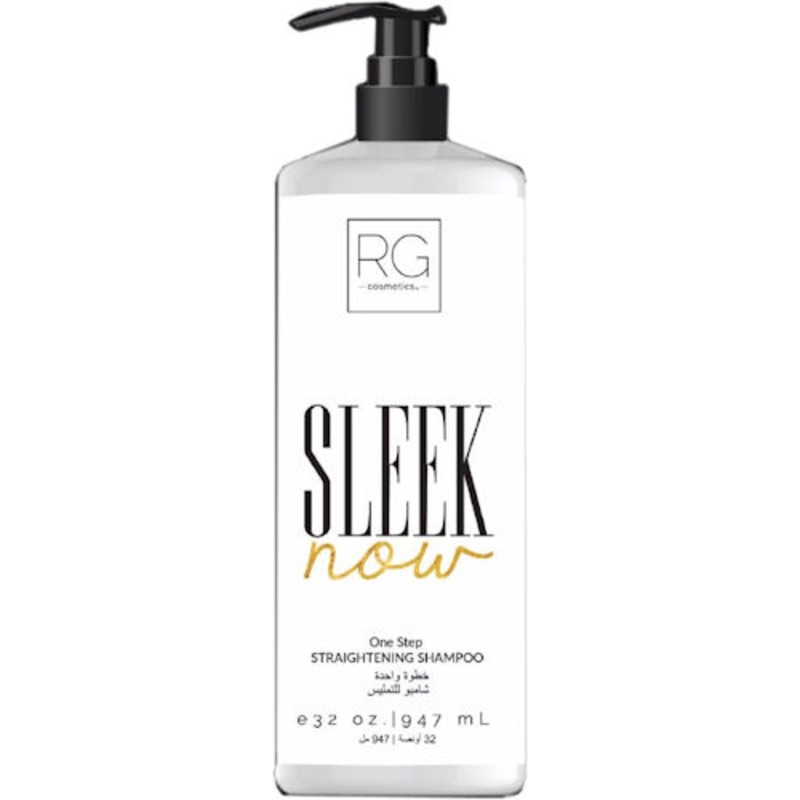 RG Cosmetics Sleek Now One Step Straightening Shampoo 1000ml/32Oz - Just  Beauty Products, Inc.