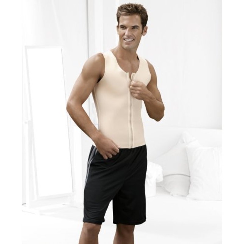 Squeem Shapewear Classic Collection Men's Cotton and Rubber Power Vest -  Just Beauty Products, Inc.